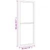 Wandspiegel Schwarz 20x50 cm Rechteckig Eisen Produktbild-Vorschau 8