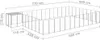 The Living Store Hundezwinger Silbern 30,25 m² Stahl Produktbild-Vorschau 6