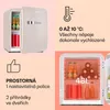 Klarstein Mini chladnička, 48 l, malá, tichá chladnička do Náhled obrázku produktu 4