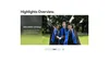 Three graduates in caps and gowns with blue sashes are celebrating. A green and gray overlay on the left side contains text about the product's features. Anteprima dell’immagine prodotto