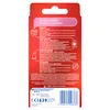The back of a Durex condom box with product information and certifications. Anteprima dell’immagine prodotto