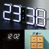 Digitální nástěnné hodiny LED 3D budík domácí dekorace Náhled obrázku produktu 3