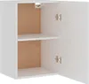 An open white cabinet with two shelves, showing the interior. Anteprima dell’immagine prodotto