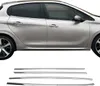 Okenní lišty pro Peugeot 208 2012-2019 nerezová ocel chrom Náhled obrázku produktu 1