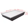 vidaXL Outdoor-Lounge-Lit avec coussin Poly Rattan Brun Voir les images du produit 8