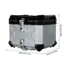 Top Case 55L Motorradkoffer aus Aluminiumlegierung, Produktbild-Vorschau 9