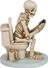OOTB Skelett auf Toilette  ca. 13 x 10 cm Produktbild-Vorschau 4