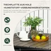 Outsunny 5-tlg. Polyrattan Gartenmöbel Set Esstisch mit 4 Produktbild-Vorschau 6