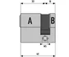 Zylinderschloss Profilzylinder gleichschließend 3x 40 mm Produktbild-Vorschau 2