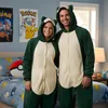 Pyjama Onesie Kigurumi Kostüm für Erwachsene Grün Pokémon Produktbild-Vorschau 7