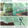 Outsunny Foliengewächshaus Polytunnel 3,97 x 3 x 2 m Produktbild-Vorschau 6