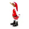 A wooden duck figurine dressed as Santa Claus. Produktbild-Vorschau