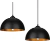 Jiubiaz Pendelleuchte 2er Set - LED/Ø30cm/E27, Eisen, Produktbild-Vorschau 1