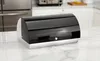 Boîte à pain moderne avec couvercle roulant en acier Voir les images du produit 2