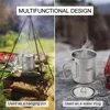 Lixada Ultralight 750 ml – tytanowy kubek z pokrywką i Podgląd zdjęcia produktu 8