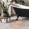 Kulatý jutový pletený koberec Abril 60 cm Náhled obrázku produktu 5