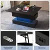 Merax salontafel met LED-verlichting en stopcontact, USB- Productafbeelding-voorbeeld 10