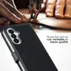Selencia Bibliothèque en cuir véritable pour le Samsung Voir les images du produit 2