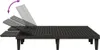 vidaXL Doppel-Sonnenliege Schwarz 155x138x83 cm Produktbild-Vorschau 7