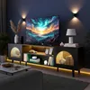 TV-Schrank mit RGB-Beleuchtung, Doppeltür aus Glas, Produktbild-Vorschau 2