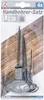 A product package containing hand drills and accessories, set against a wooden background. Produktbild-Vorschau