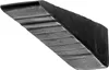 A single black wedge for splitting wood, shown from a diagonal angle against a white background. Voir les images du produit