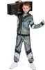 Reflektierender 80 er Jahre Trainingsanzug  Kinder - Produktbild-Vorschau 5