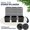 CASARIA® Blumenkasten 3 Innentöpfe Polyrattan Herausnehmbar Produktbild-Vorschau 5