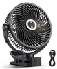 VEVOR Mini Ventilator mit Clip, Tischventilator mit LED, Produktbild-Vorschau 1