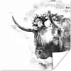 MuchoWow® Poster Schottischer Highlander - Abstrakt - Produktbild-Vorschau 1