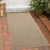 In- und Outdoorteppich im modernen Jute-Look beige/braun Produktbild-Vorschau 3