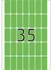 Vielzwecketiketten grün 12x30 mm Papier matt 1120 St. Produktbild-Vorschau 4
