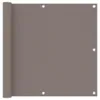 vidaXL Balkonová zástěna Taupe 90x300 cm Oxford Fabric Náhled obrázku produktu 5