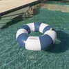 Schwimmring Große Vichy PVC Blau Produktbild-Vorschau 6