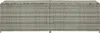 vidaXL Gartenbox Poly Rattan 200x50x60 cm Grau Voir les images du produit 2