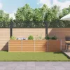 vidaXL Hochbeet Hellbraun 320 x 40 x 77 cm Verzinkter Stahl Produktbild-Vorschau 4