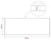 Balkon Sichtschutz 150 x 400 cm Stoff mit Produktbild-Vorschau 6