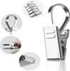 20 Stück Vorhang Haken Clips, Edelstahl Gardinenhaken Clips Produktbild-Vorschau 4