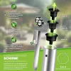 tillvex® Pied de parasol en granit avec roulettes & poignée Voir les images du produit 5