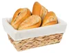 5Five Brotkorb mit Stoff - Schilf/Leinwand - braun - Produktbild-Vorschau 2