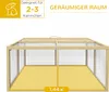 Fortuna Lai Kaninchenstall Holz klappbar Kleintierstall Produktbild-Vorschau 4