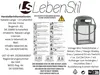 LS-LebenStil Vintage Laterne Windlicht 11cm Metall Grau Produktbild-Vorschau 7