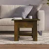 vidaXL Stolik kawowy dąb wędzony 55x55x42 cm materiał Podgląd zdjęcia produktu 3