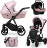 Kunert IVENTO 3in1  Kinderwagen in Rosa Metallic mit Produktbild-Vorschau 1