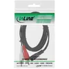InLine Cinch/Klinke Kabel, 2x Cinch Stecker an 3,5mm Klinke Produktbild-Vorschau 2