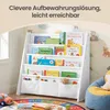 SONGMICS Kinderregal Bücherregal mit 4 Ebenen Sicher und Produktbild-Vorschau 6