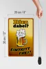 Holzschild  Bier dabei Eintritt frei, 30x20 cm, Produktbild-Vorschau 6