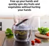 Salatschleuder, Große Salatschleuder zum Trocknen und Produktbild-Vorschau 4