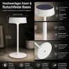 Solar Tischlampe Metall Weiß matt, Touch-dimmbar, Produktbild-Vorschau 8