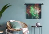 MuchoWow® Wandteppich Wandbehang Leerzeichen - Rot - Grün Produktbild-Vorschau 4